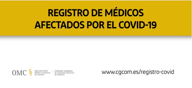 registro medicos afectados coronavirus